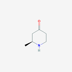 molecular formula C6H11NO B3284717 (2S)-2-methylpiperidin-4-one CAS No. 790667-47-9