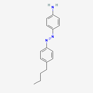 molecular formula C16H19N3 B3284794 Benzenamine, 4-[(4-butylphenyl)azo]- CAS No. 79118-50-6