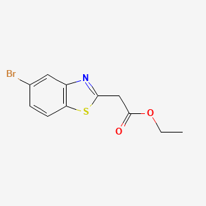 Ethyl 2-(5-bromobenzo[D]thiazol-2-YL)acetate