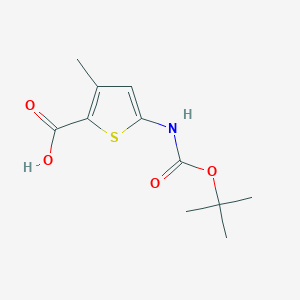 5-((tert-Butoxycarbonyl)amino)-3-methylthiophene-2-carboxylic acid