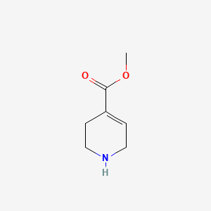 molecular formula C7H11NO2 B3284853 Methyl 1,2,3,6-tetrahydropyridine-4-carboxylate CAS No. 792136-23-3