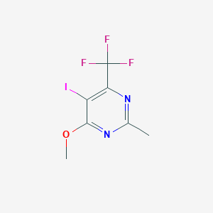 5-Iodo-4-methoxy-2-methyl-6-(trifluoromethyl)pyrimidine
