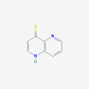 molecular formula C8H6N2S B3284917 1,5-Naphthyridine-4-thiol CAS No. 79425-89-1