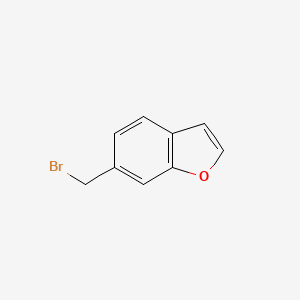 molecular formula C9H7BrO B3284924 6-(Bromomethyl)benzofuran CAS No. 79444-77-2