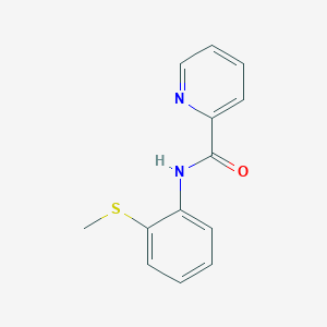 molecular formula C13H12N2OS B3284988 N-(2-methylsulfanylphenyl)pyridine-2-carboxamide CAS No. 794582-15-3
