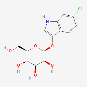 molecular formula C14H16ClNO6 B3285087 6-Chloro-3-indoxyl-beta-D-mannopyranoside CAS No. 796842-57-4
