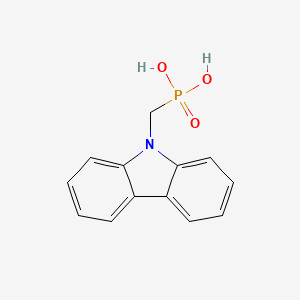 molecular formula C13H12NO3P B3285136 Phosphonic acid, (9H-carbazol-9-ylmethyl)- CAS No. 797763-19-0
