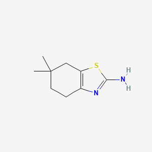 molecular formula C9H14N2S B3285206 6,6-Dimethyl-4,5,6,7-tetrahydro-1,3-benzothiazol-2-amine CAS No. 79932-22-2