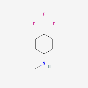 molecular formula C8H14F3N B3285270 N-methyl-4-(trifluoromethyl)cyclohexan-1-amine CAS No. 800386-37-2