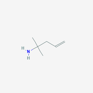 molecular formula C6H13N B3285306 2-Methylpent-4-en-2-amine CAS No. 801158-11-2