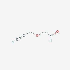 molecular formula C5H6O2 B3285329 2-(Prop-2-yn-1-yloxy)acetaldehyde CAS No. 801294-16-6