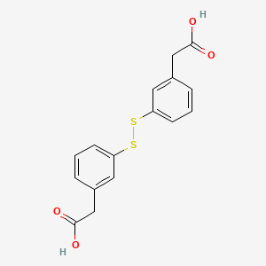 molecular formula C16H14O4S2 B3285455 3,3'-Dithiobis(phenylacetic acid) CAS No. 80441-59-4