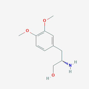molecular formula C11H17NO3 B3285545 b-(3,4-Dimethoxyphenyl)alaninol CAS No. 80582-39-4