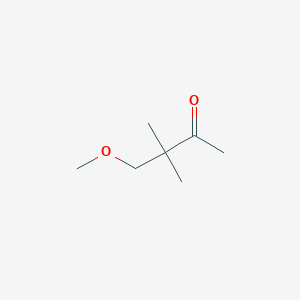 molecular formula C7H14O2 B3285615 2-Butanone,4-methoxy-3,3-dimethyl-(9CI) CAS No. 80783-13-7