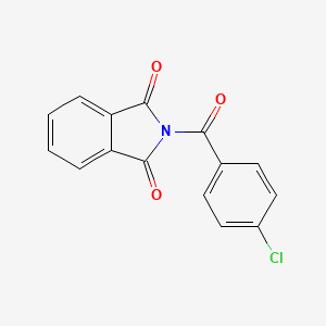 molecular formula C15H8ClNO3 B3285647 2-(4-Chlorobenzoyl)isoindoline-1,3-dione CAS No. 80825-01-0
