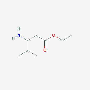 Ethyl 3-amino-4-methylpentanoate