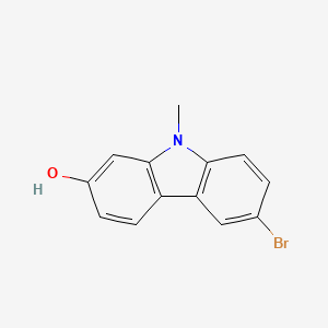 9H-Carbazol-2-ol, 6-bromo-9-methyl-