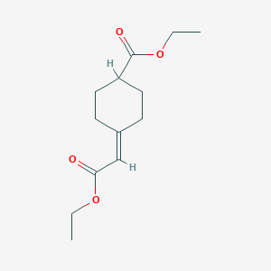 Ethyl 4-(2-ethoxy-2-oxoethylidene)cyclohexane-1-carboxylate