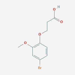 3-(4-Bromo-2-methoxyphenoxy)propanoic acid