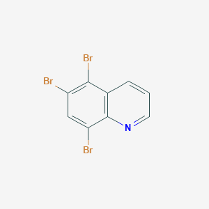 molecular formula C9H4Br3N B3285788 5,6,8-Tribromoquinoline CAS No. 81278-87-7