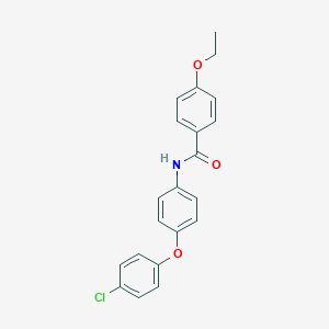 molecular formula C21H18ClNO3 B328581 N-[4-(4-chlorophenoxy)phenyl]-4-ethoxybenzamide 
