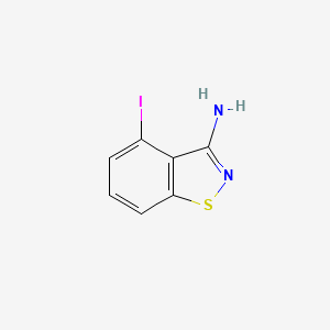 molecular formula C7H5IN2S B3286061 4-Iodobenzo[d]isothiazol-3-amine CAS No. 819058-28-1