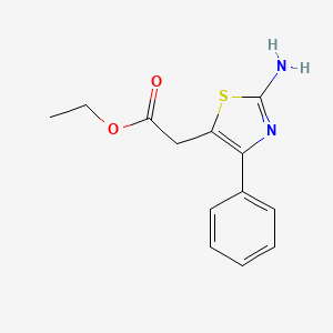 Ethyl 2-(2-amino-4-phenylthiazol-5-yl)acetate