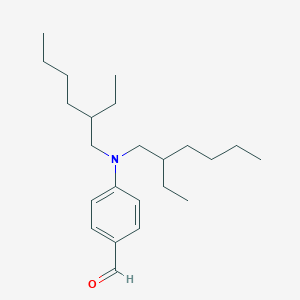 molecular formula C23H39NO B3286226 Benzaldehyde, 4-[bis(2-ethylhexyl)amino]- CAS No. 821789-50-8