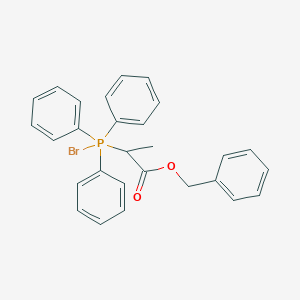 molecular formula C28H26BrO2P B3286247 Propanoic acid, 2-(bromotriphenylphosphoranyl)-, phenylmethyl ester CAS No. 821806-88-6