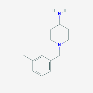 molecular formula C13H20N2 B3286295 1-[(3-Methylphenyl)methyl]piperidin-4-amine CAS No. 82378-82-3