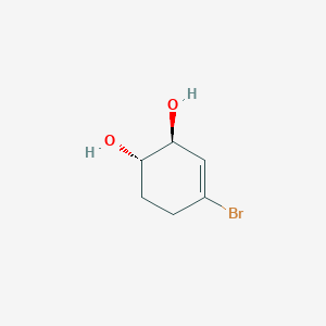 molecular formula C6H9BrO2 B3286516 (1S,2S)-4-Bromocyclohex-3-ene-1,2-diol CAS No. 828295-34-7