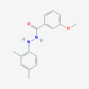 molecular formula C16H18N2O2 B3286543 N'-(2,4-Dimethylphenyl)-3-methoxybenzohydrazide CAS No. 828911-94-0