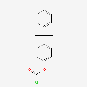 molecular formula C16H15ClO2 B3286556 4-Cumylphenhyl chloroformate CAS No. 82941-10-4