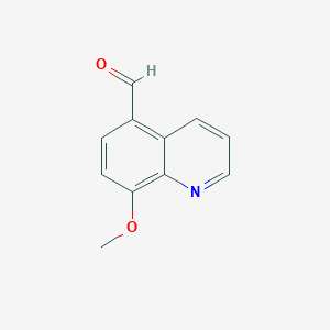 molecular formula C11H9NO2 B3286560 8-Methoxyquinoline-5-carbaldehyde CAS No. 83010-72-4