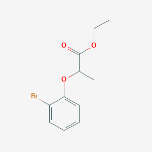 molecular formula C11H13BrO3 B3286768 Ethyl 2-(2-bromophenoxy)propanoate CAS No. 832737-55-0