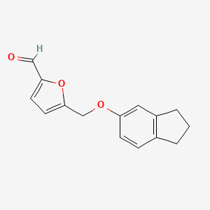 5-(Indan-5-yloxymethyl)-furan-2-carbaldehyde