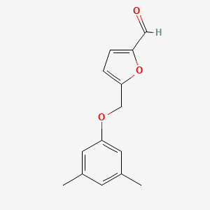 5-[(3,5-Dimethylphenoxy)methyl]furan-2-carbaldehyde