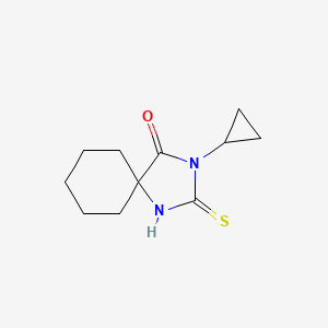 3-Cyclopropyl-2-thioxo-1,3-diazaspiro[4.5]decan-4-one