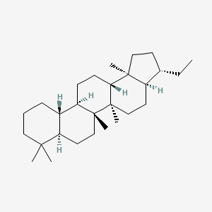 molecular formula C28H48 B3286920 17alpha(H), 21beta(H)-25,30-BISNORHOPANE CAS No. 83329-66-2