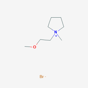 molecular formula C8H18BrNO B3286928 Pyrrolidinium, 1-(2-methoxyethyl)-1-methyl-, bromide CAS No. 833446-38-1