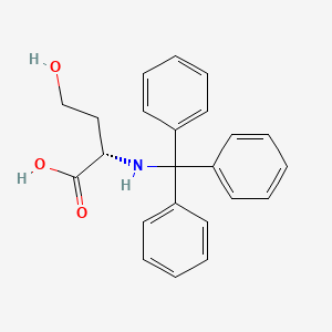 molecular formula C23H23NO3 B3286964 N-Trityl-homoserine CAS No. 83427-79-6