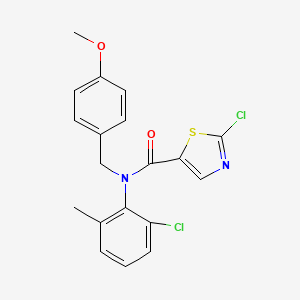 5-Thiazolecarboxamide, 2-chloro-N-(2-chloro-6-methylphenyl)-N-[(4-methoxyphenyl)methyl]-
