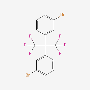 Benzene, 1,1'-[2,2,2-trifluoro-1-(trifluoromethyl)ethylidene]bis[3-bromo-