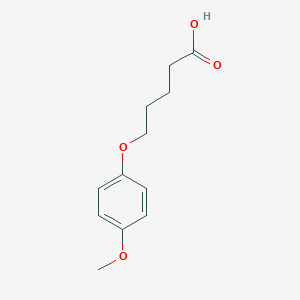 molecular formula C12H16O4 B032870 5-(4-methoxyphenoxy)pentanoic Acid CAS No. 374565-57-8