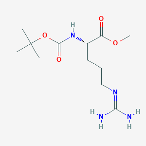 molecular formula C12H24N4O4 B3287095 Boc-Arg-Ome CAS No. 83731-79-7