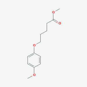 molecular formula C13H18O4 B032871 5-(4-Methoxyphenoxy)pentanoic Acid Methyl Ester CAS No. 1027079-22-6