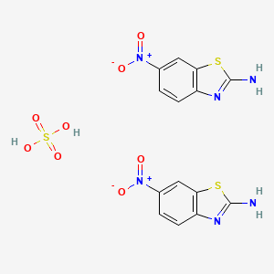 molecular formula C14H12N6O8S3 B3287105 Einecs 280-735-3 CAS No. 83763-49-9