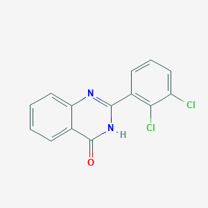 molecular formula C14H8Cl2N2O B3287113 2-(2,3-Dichlorophenyl)quinazolin-4(1H)-one CAS No. 83800-90-2