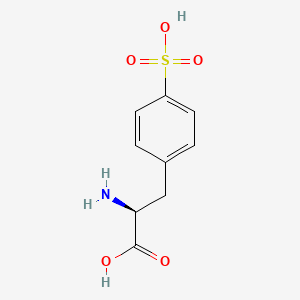 molecular formula C9H11NO5S B3287187 (S)-2-amino-3-(4-sulfophenyl)propanoic acid CAS No. 84053-08-7