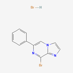 8-Bromo-6-phenylimidazo[1,2-a]pyrazine hydrobromide